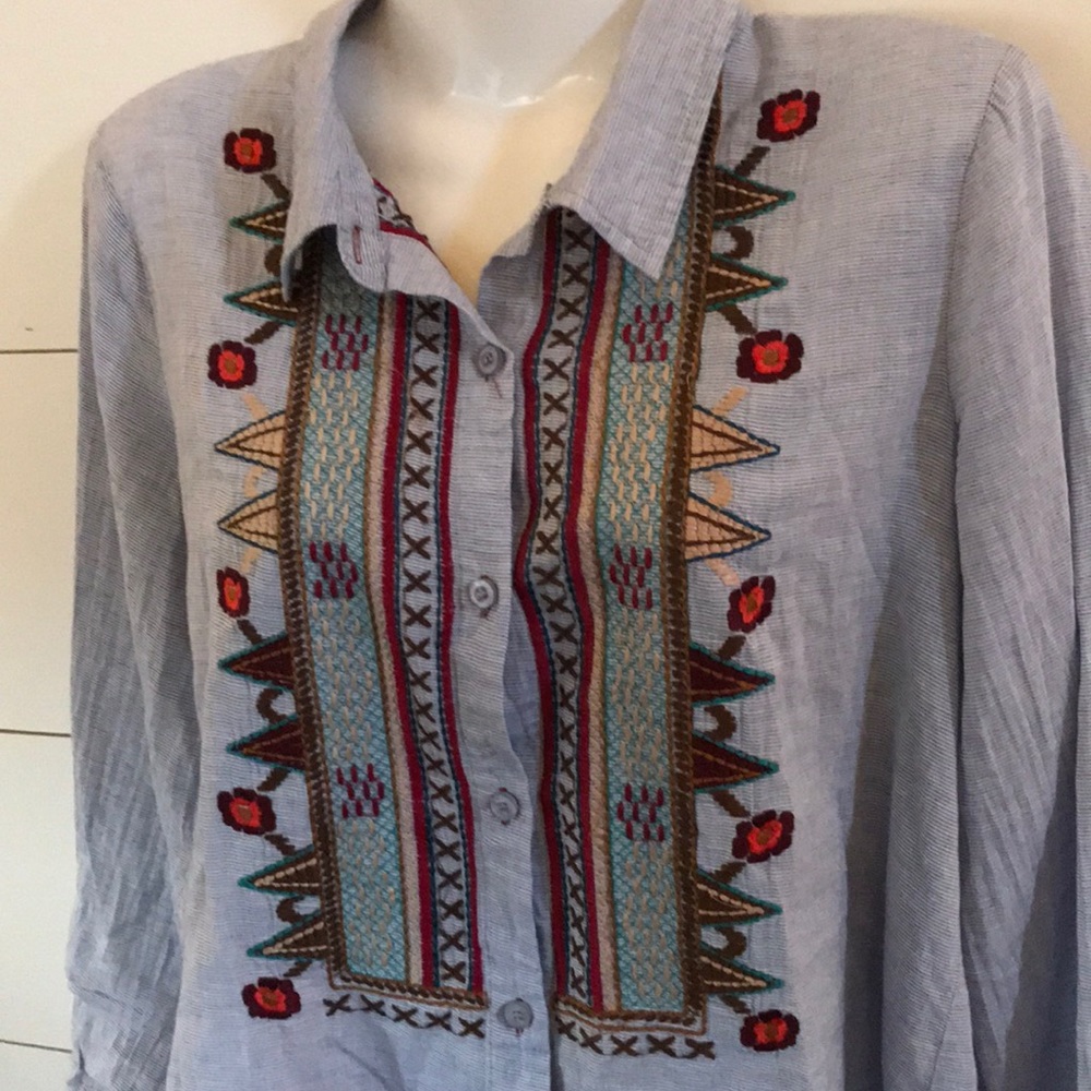 Embroidered blouse!